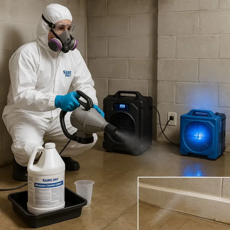 Sanitization and Odor Removal process in Cutchogue, NY